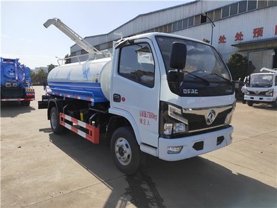 清运养殖场化粪池 高效处理5吨粪污的畜禽粪便运输车