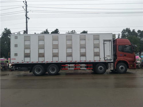 9.6米拉猪车市场行情与冷藏车功能解析 畜禽运输车经销商的选购指南