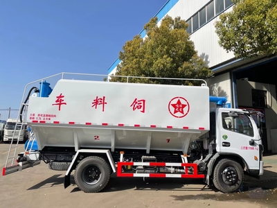 湖北随州程力专汽国六东风福瑞卡12方散装饲料车 专业定制，工厂直销